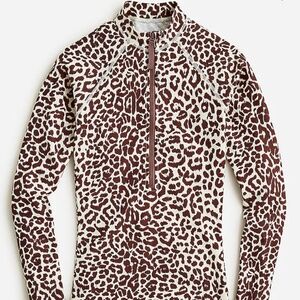 J. Crew leopard print rash guard, New with tags, size Small